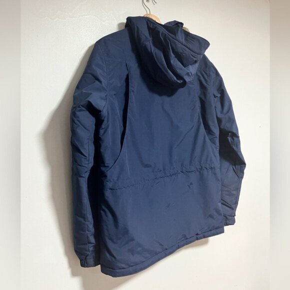 Patagonia Navy Blue Winter Parka - Men’s Medium - Fleece Lined - Picture 12 of 15
